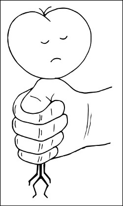 reprimido: mucha cabeza, poco cuerpo